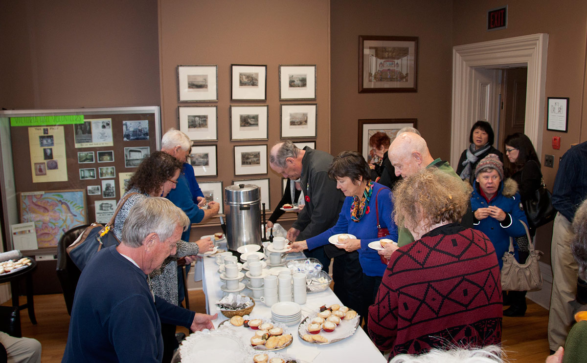 Dressler Day Nov 2017 - the butter tarts and coffee