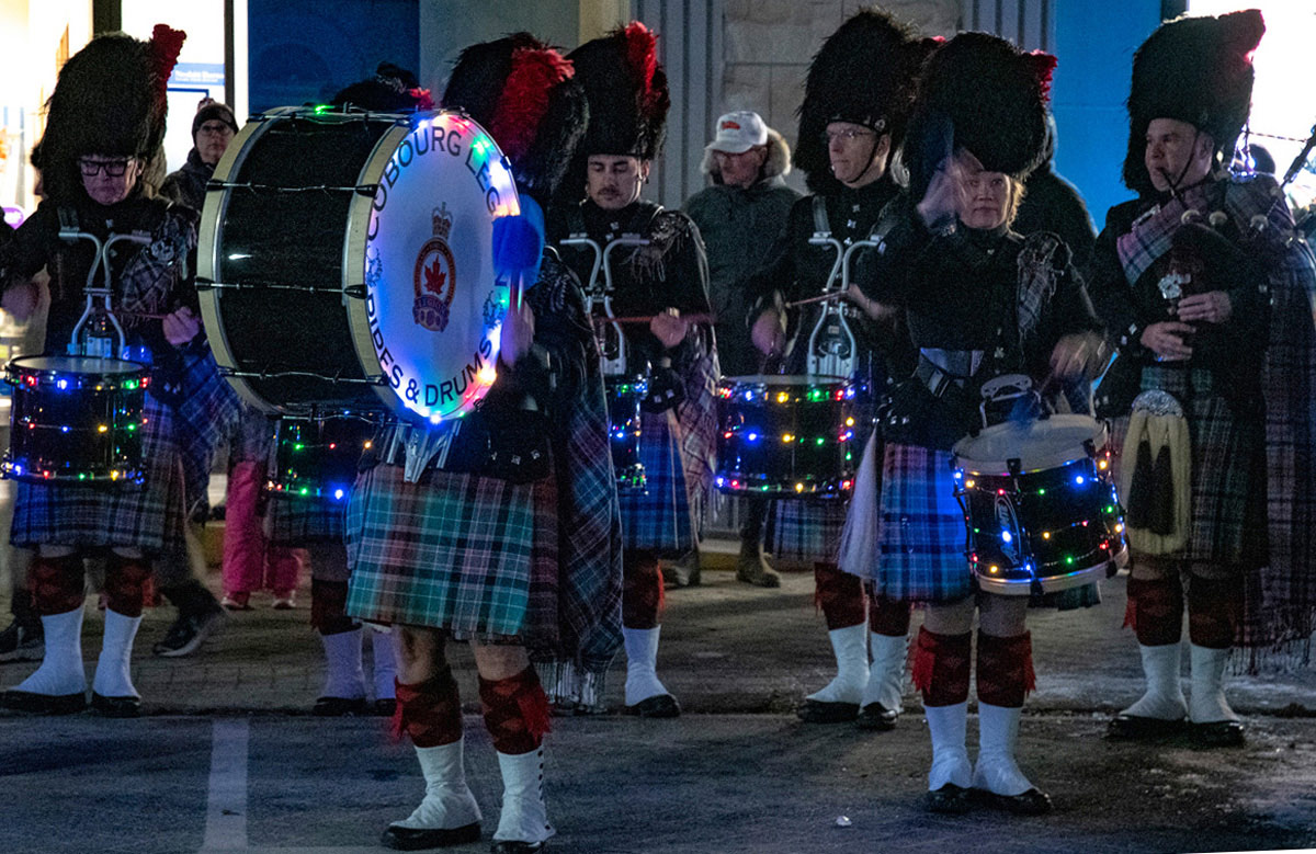 Cobourg Legion Pipe Band - photo by Rick Miller
