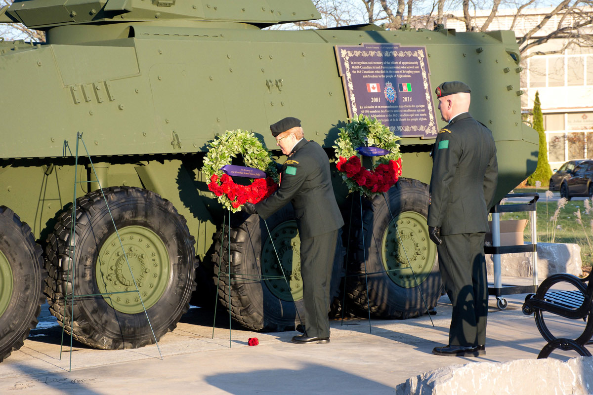 Laying Wreaths