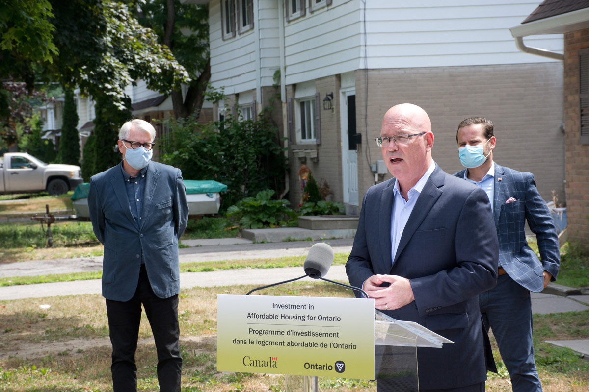 Ontario's Minister of Municipal Affairs & Housing Steve Clark