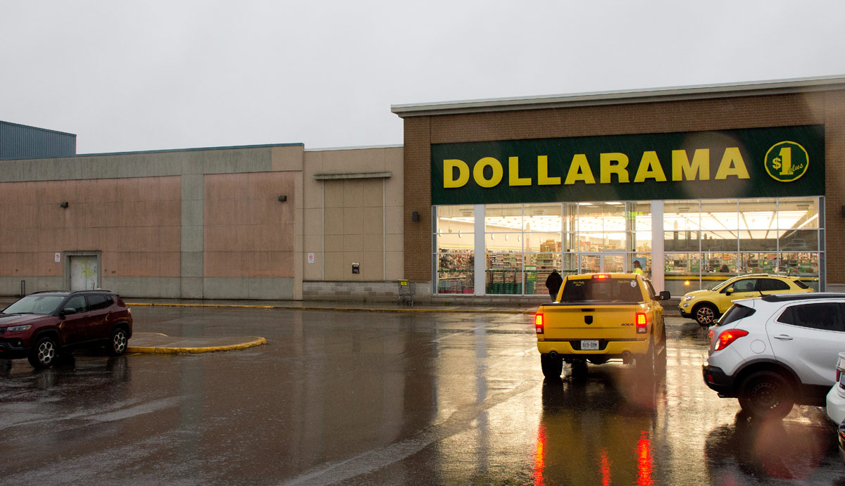 Michael's to go at left of Dollarama?